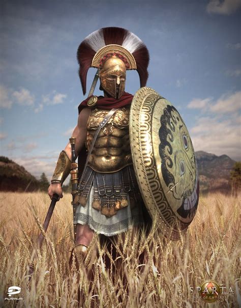 did the spartans wear armor.